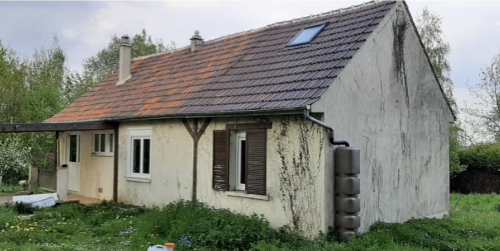 Rénovation Complète Façade & Toiture - Avant